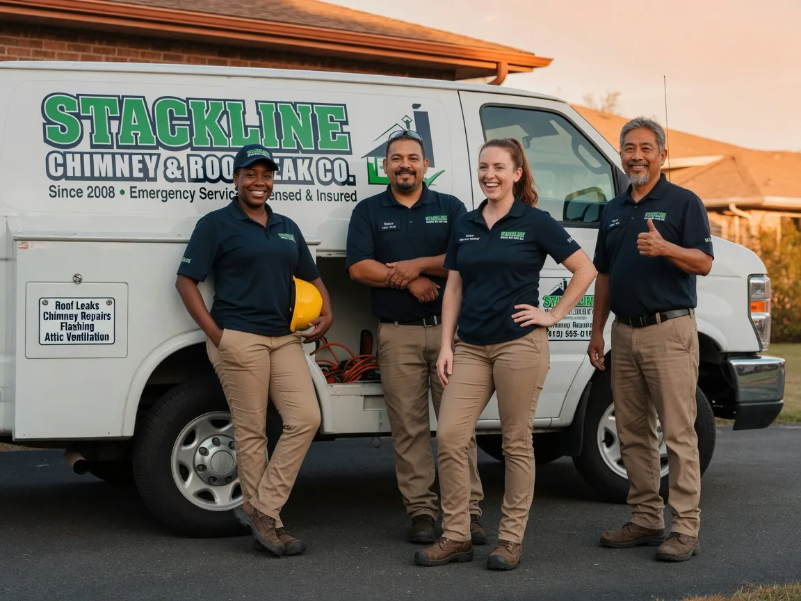 Chimney flashing repair company in East Dover, VT